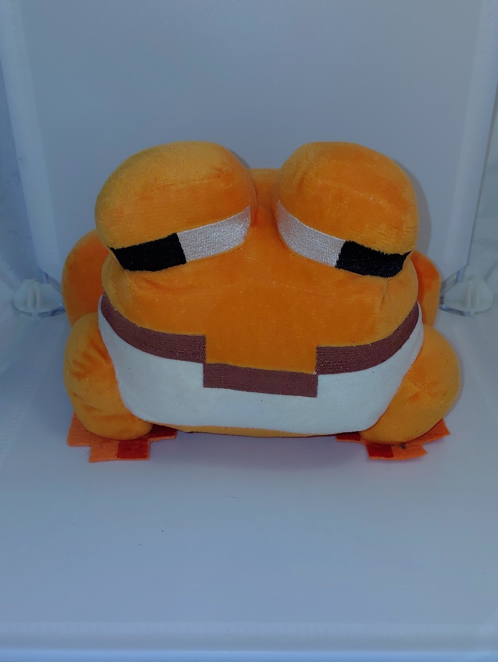 Minecraft live game cube frog doll plush toy